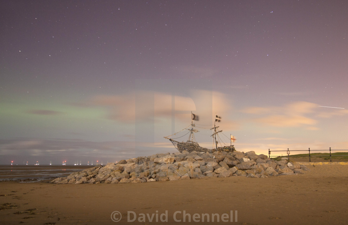 "Pirate Ship Aurora" by David Chennell - £12.40 "Pirate Ship Aurora" stock image