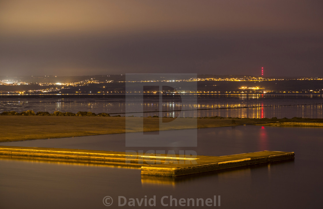 "West Kirby jetty" by David Chennell - £12.40 "West Kirby jetty" stock image