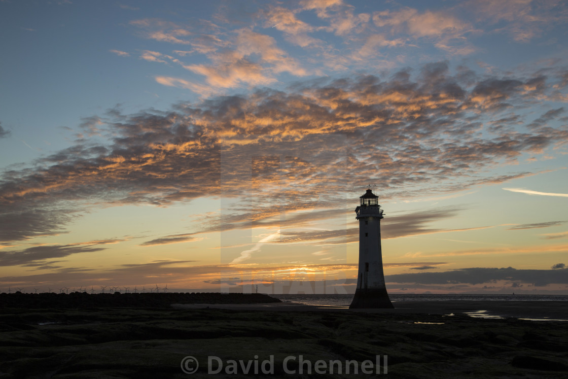 "Perch Rock Lighthouse" by David Chennell - £12.40 "Perch Rock Lighthouse" stock image