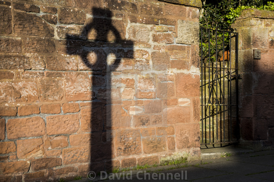 "Greasby Celtic Cross" by David Chennell - £12.40 "Greasby Celtic Cross" stock image