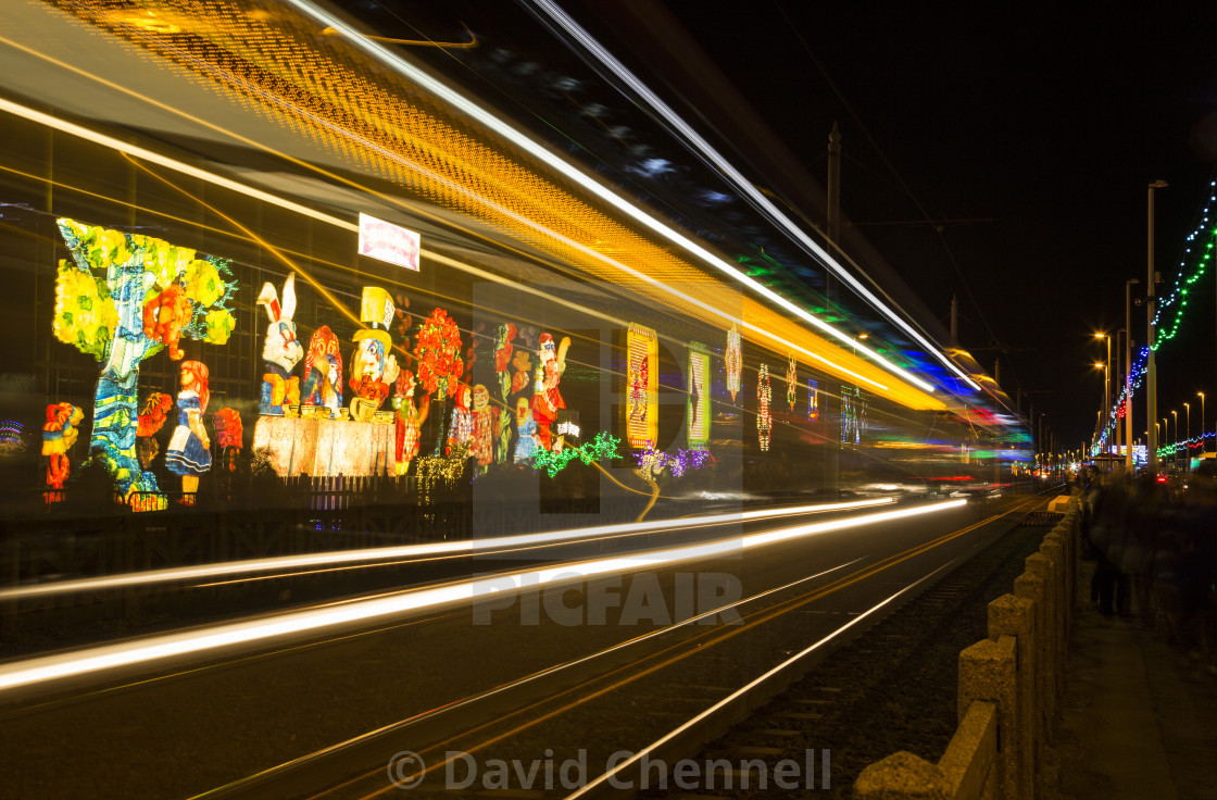 "Blackpool illuminations" by David Chennell - £12.40 "Blackpool illuminations" stock image