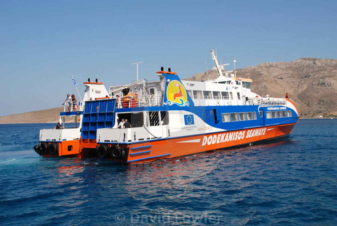 Dodekanisos Express ferry, Tilos - License, download or print for £ |  Photos | Picfair