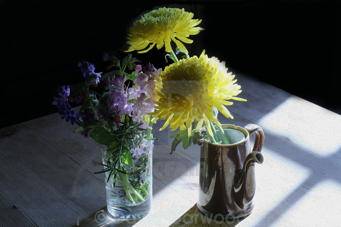 "Still Life Flowers" by David Garwood - $11.65 "Still Life Flowers" stock image