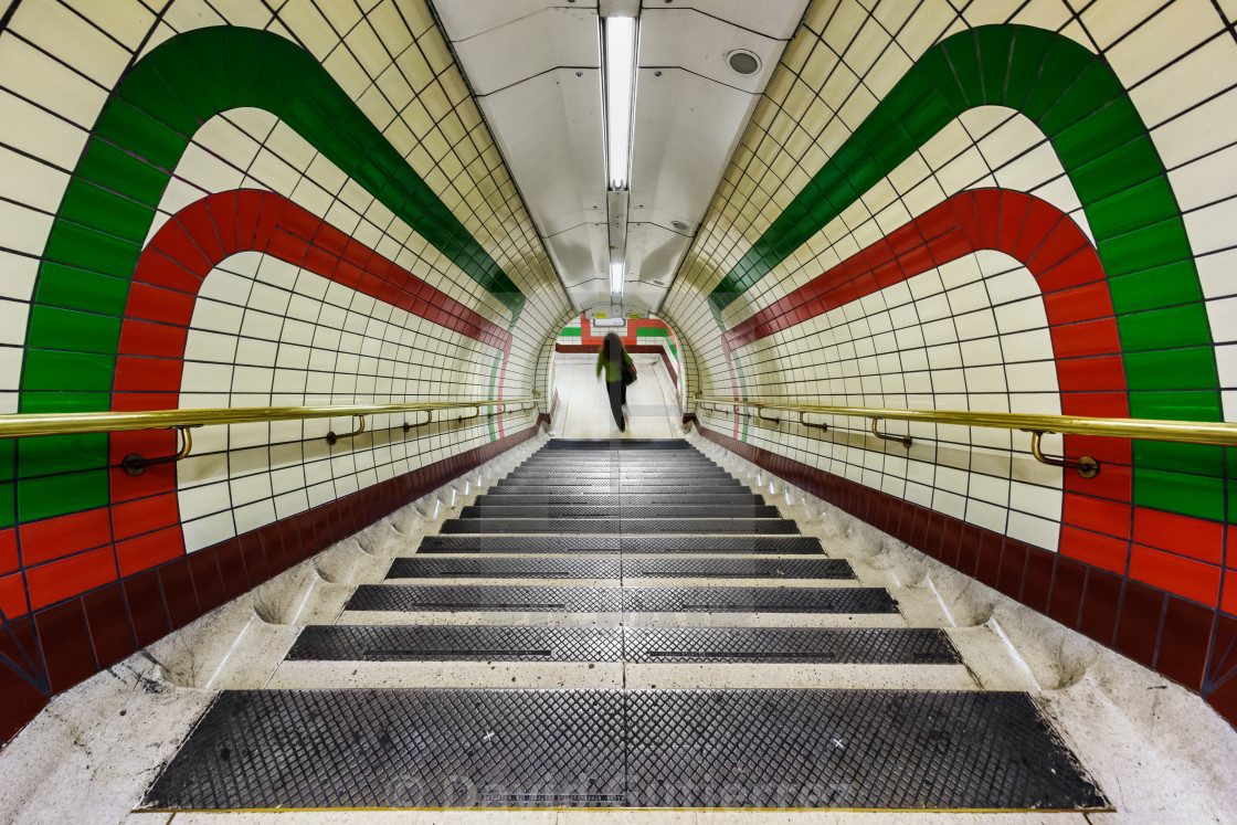 "Piccadilly Circus Underground Station, London, UK (I)" stock image