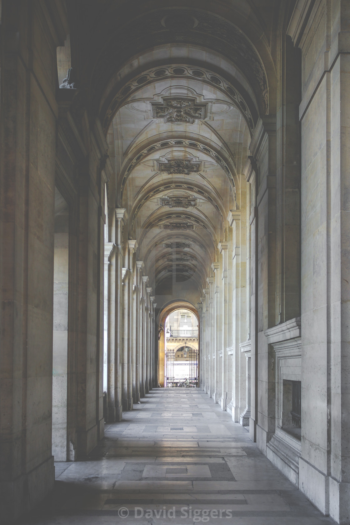 "Archway in Paris" stock image