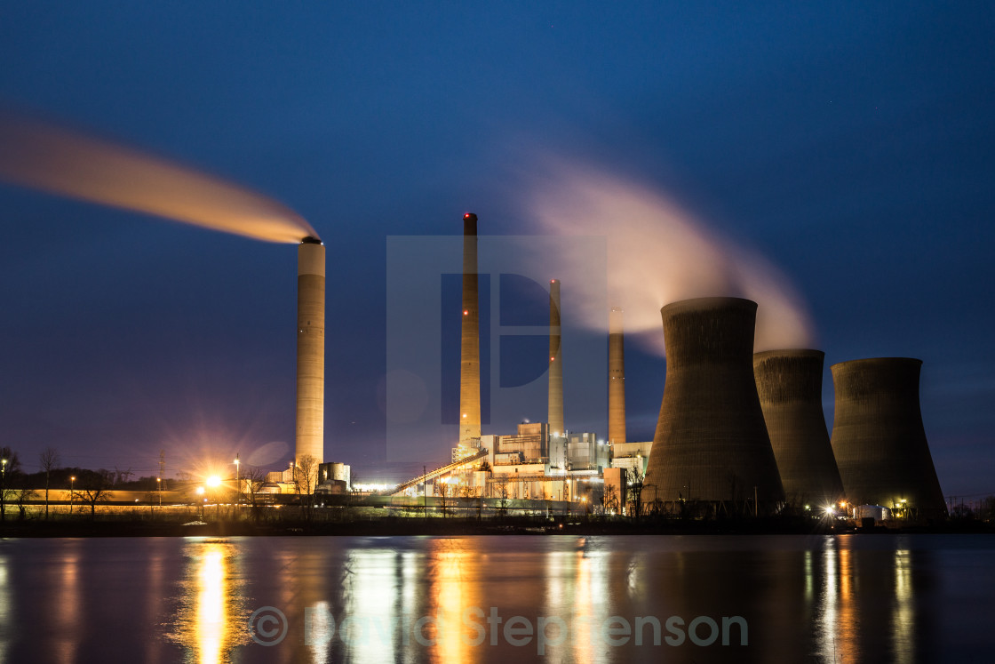 "Coal Fired Power Plant" stock image