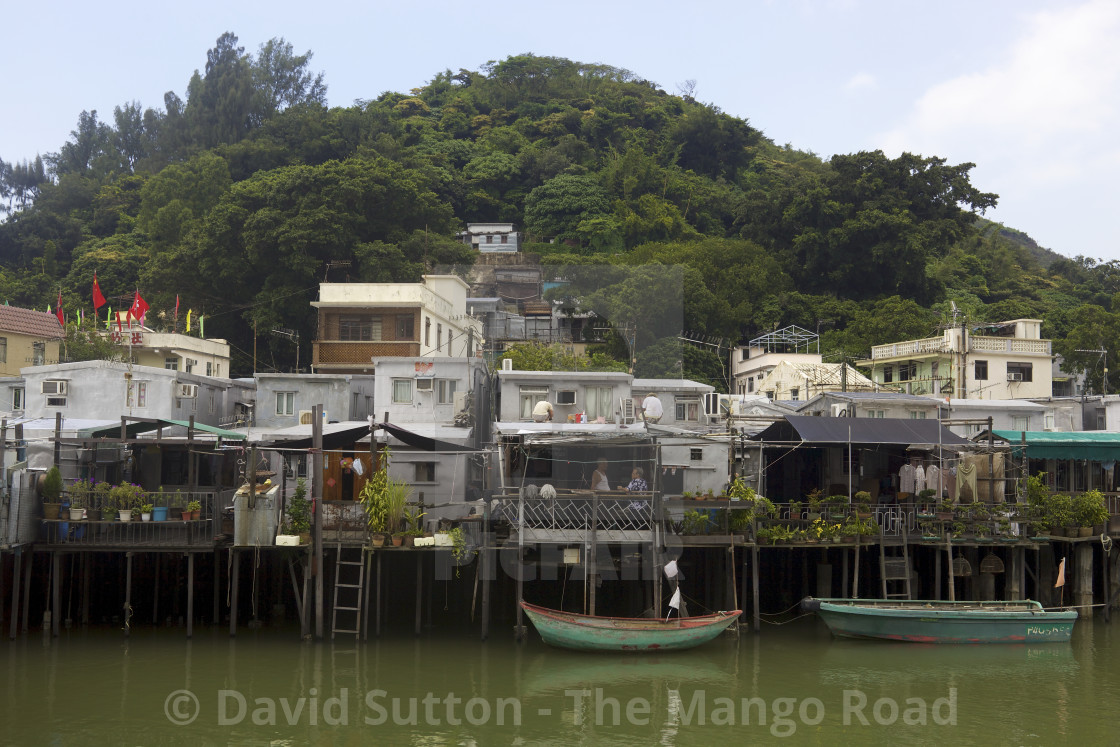 "Tai O village, Hong Kong" stock image