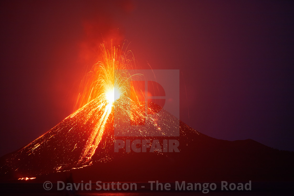 "Anak Krakatau, Indonesia" stock image