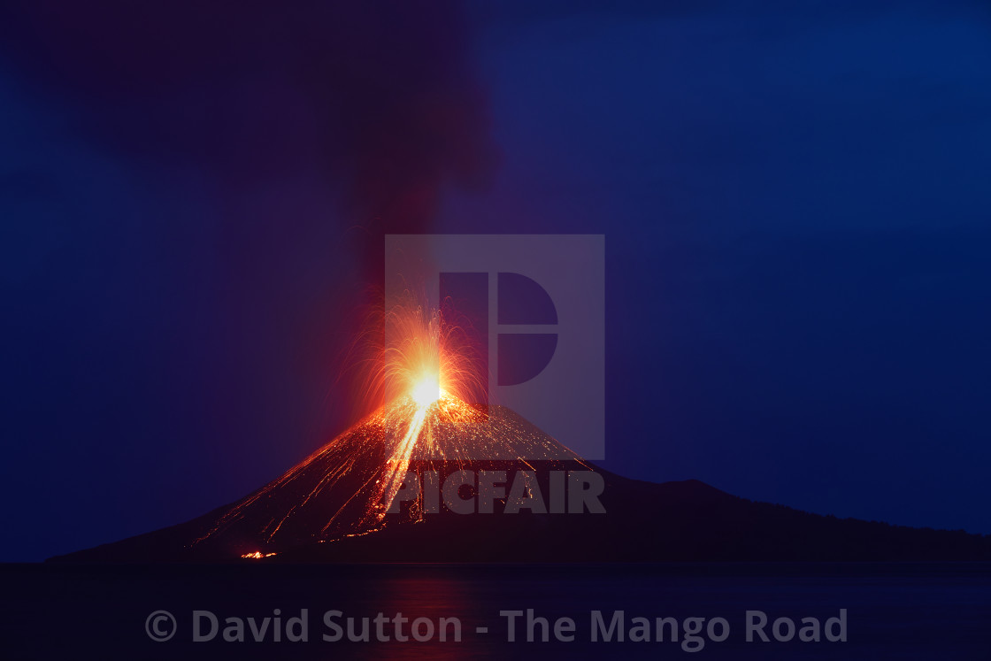 "Anak Krakatau, Indonesia" stock image