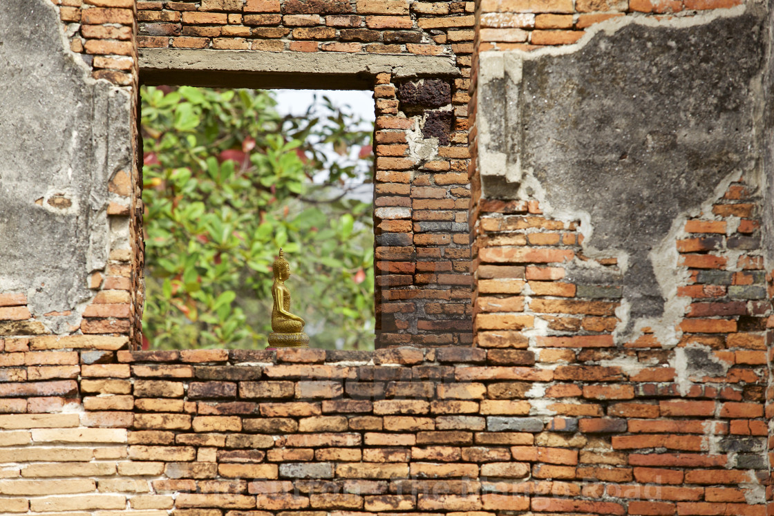 "UNESCO world Heritage site - Wat Mahathat, Ayutthaya, Thailand" stock image