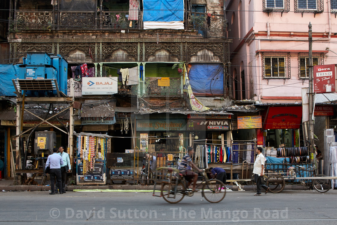 "Gandhi Road, Kolkata." stock image