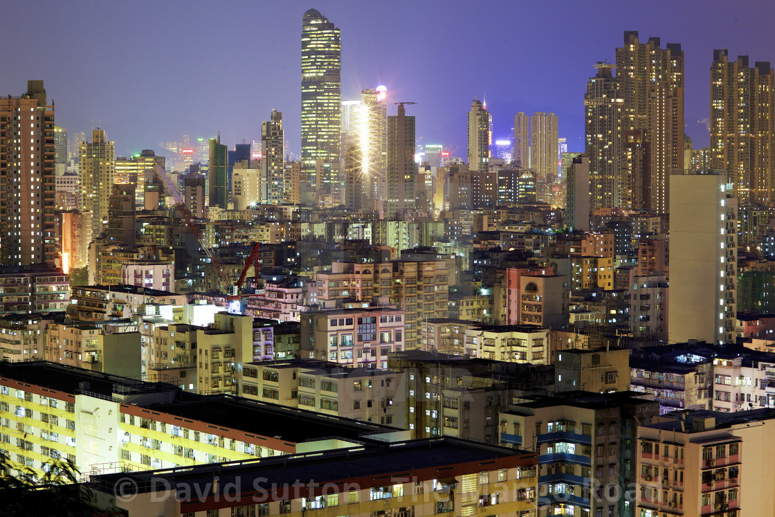 "Sham Shui Po Skyline" stock image