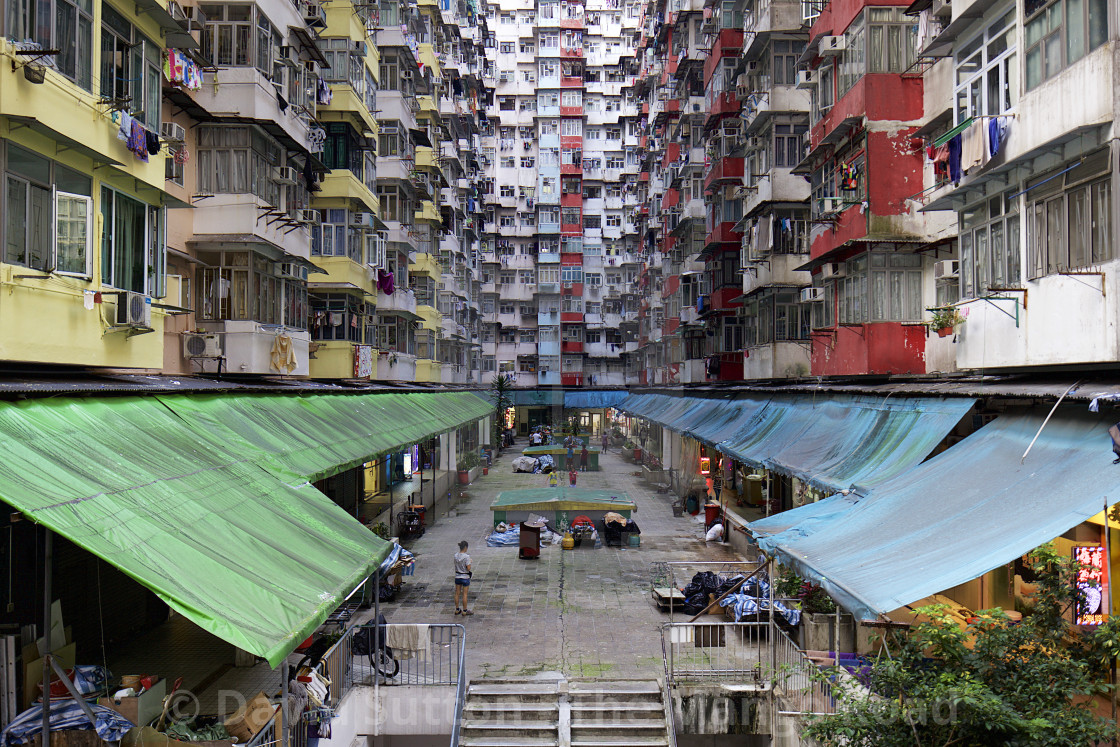 "Yick Fat Building, Hong Kong" stock image