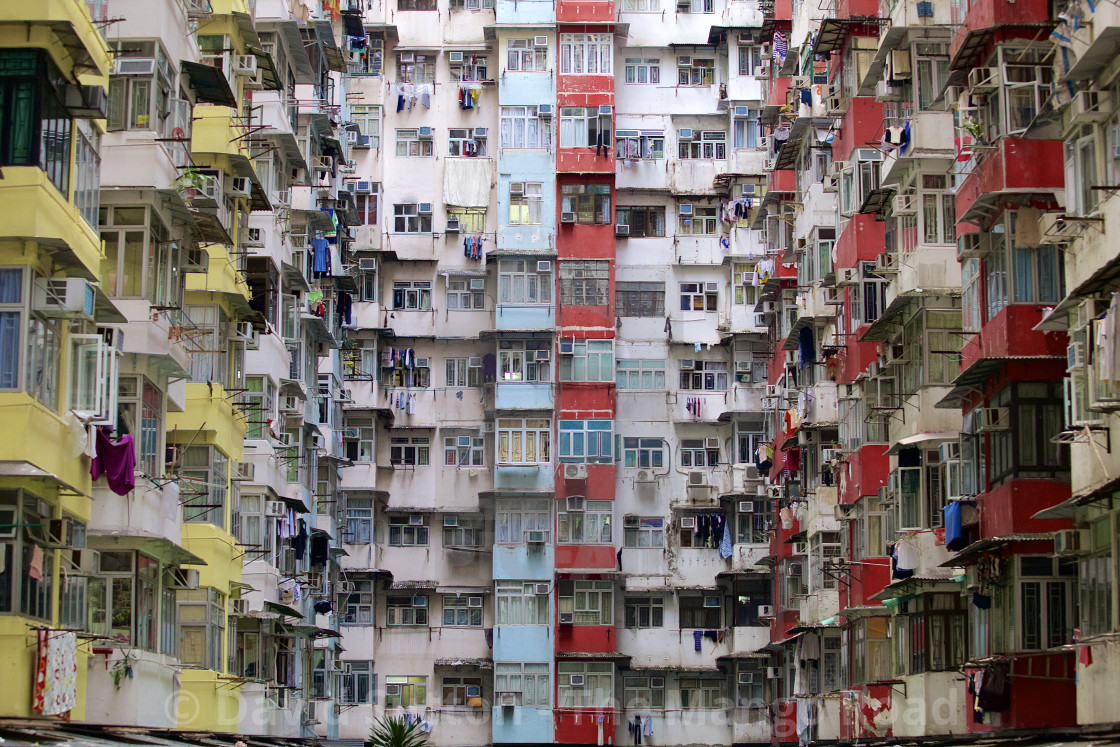 "Yick Fat Building, Hong Kong" stock image