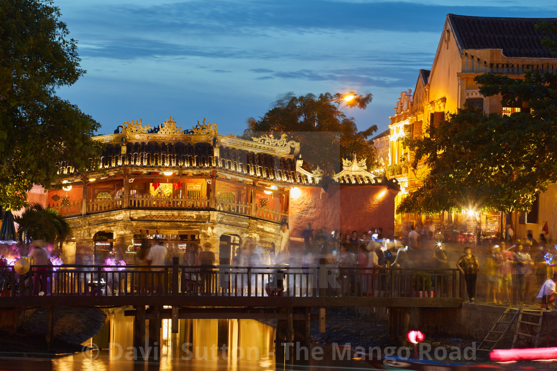 "The Japanese covered Bridge, Hoi An, Vietnam" stock image