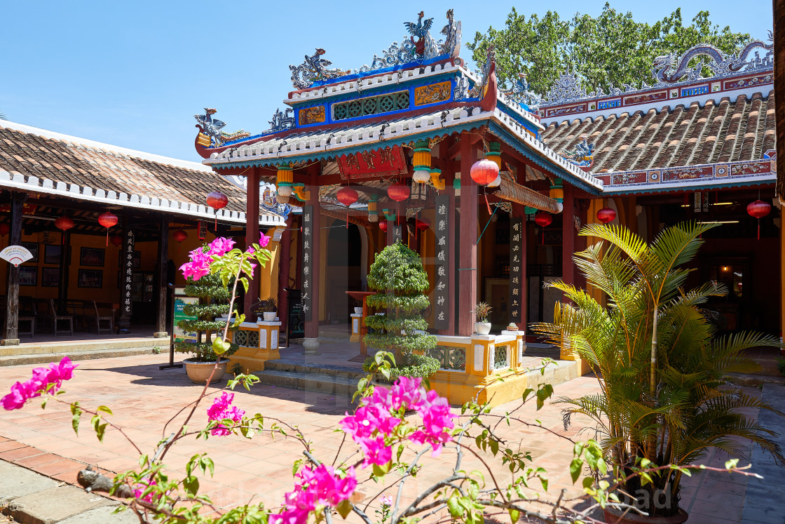 "Cam Pho comunal house and temple, Hoi An, Vietnam" stock image