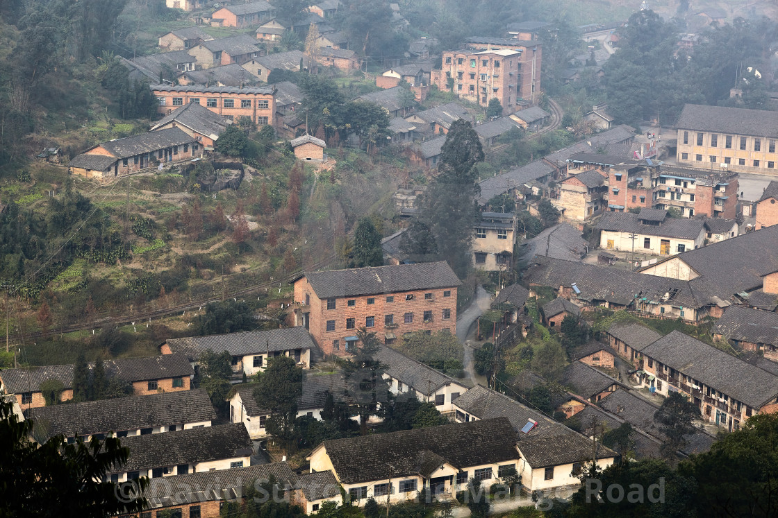 "Jiyayang National Mining Park, Sichuan, China" stock image