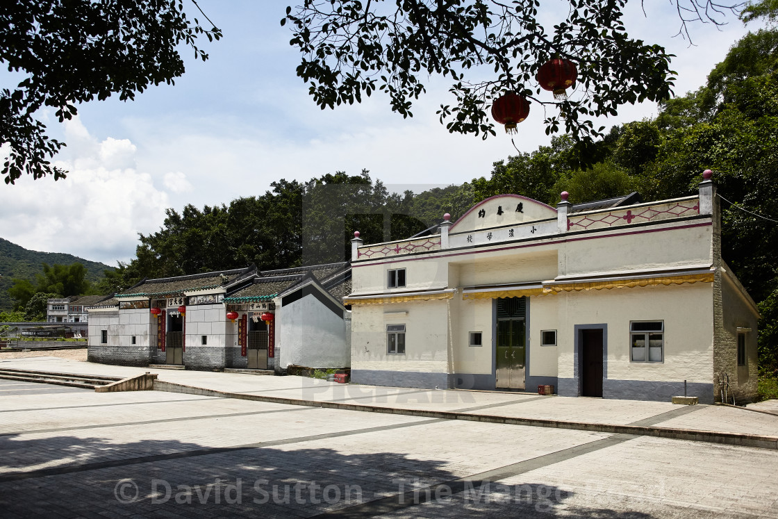 "New Territories Village, Hong Kong" stock image