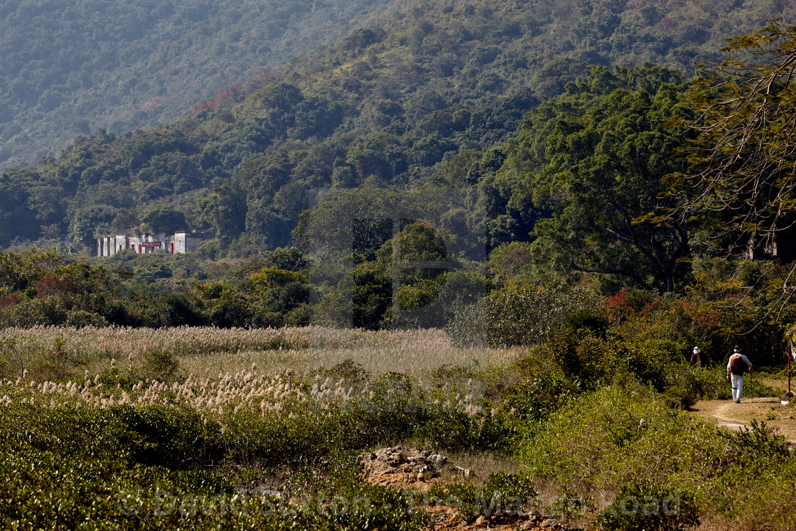 "New Territories Village, Hong Kong" stock image