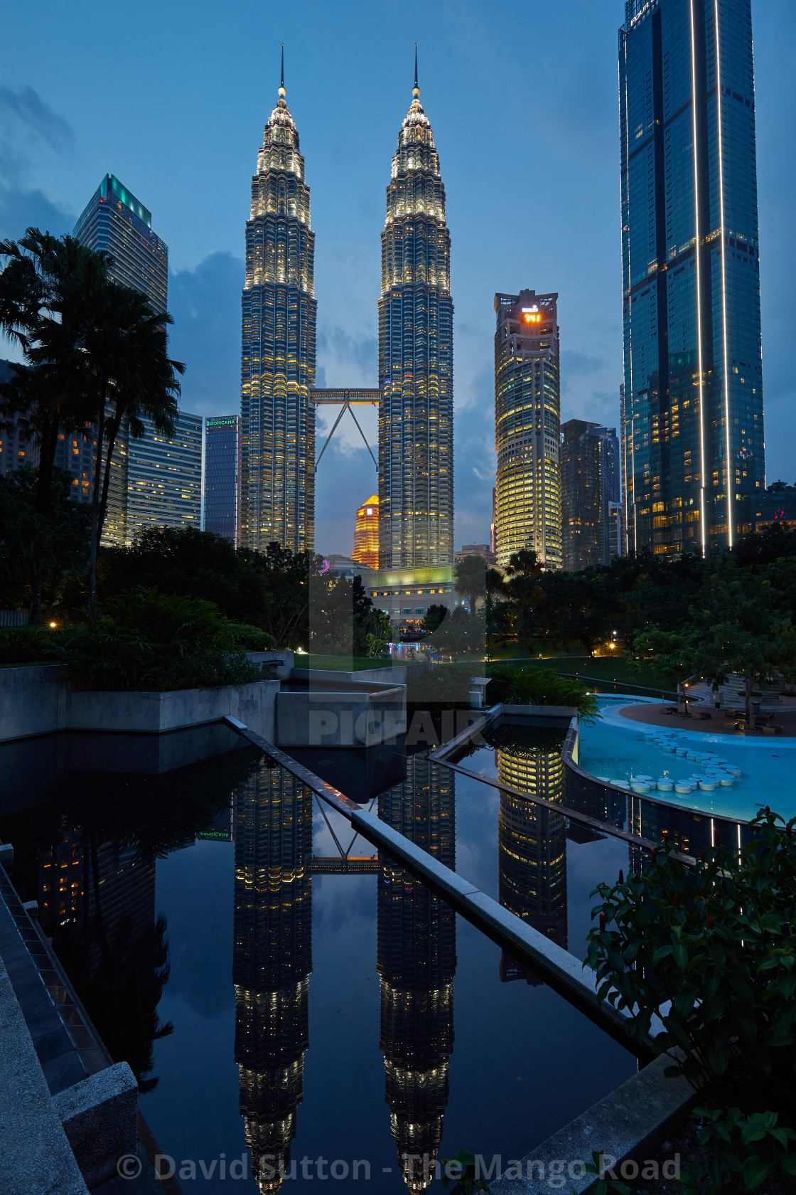 "Petronas Twin Towers, Kuala Lumpur, Malaysia" stock image