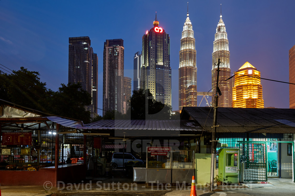 "Petronas Twin Towers, Kuala Lumpur, Malaysia" stock image