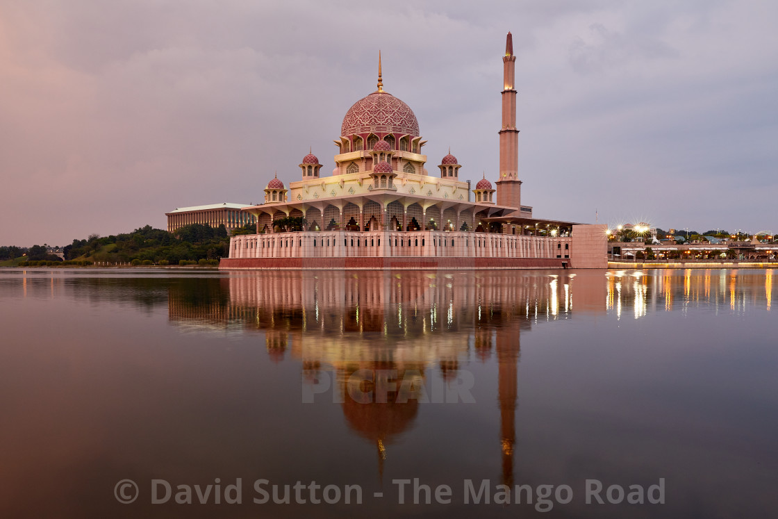 "Putra mosque, Masjid Putra" stock image