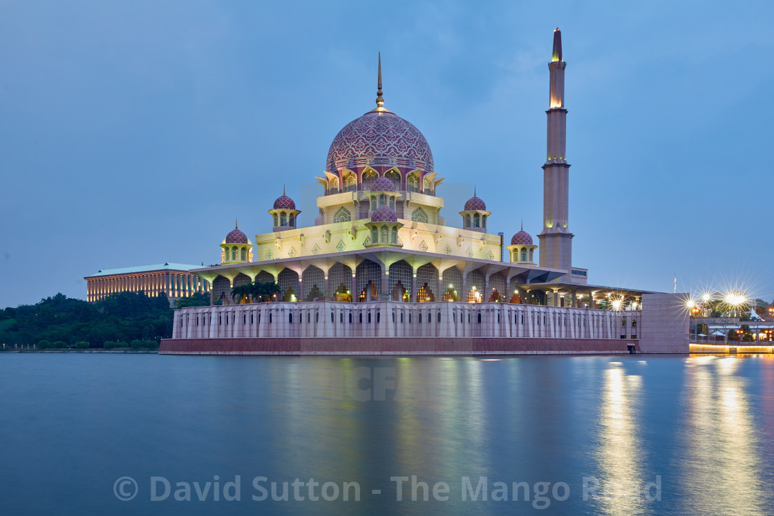 "Putra mosque, Masjid Putra" stock image