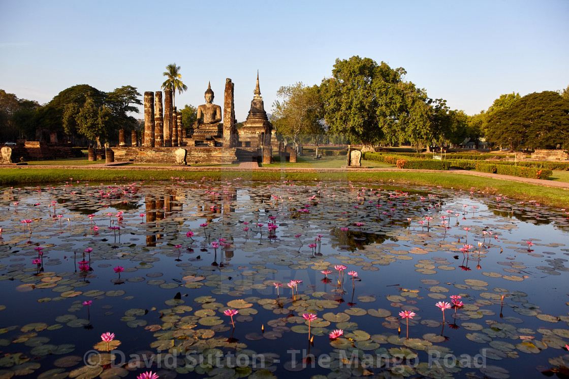 "Wat Mahathat, Sukhothai Historical Park, Thailand" stock image