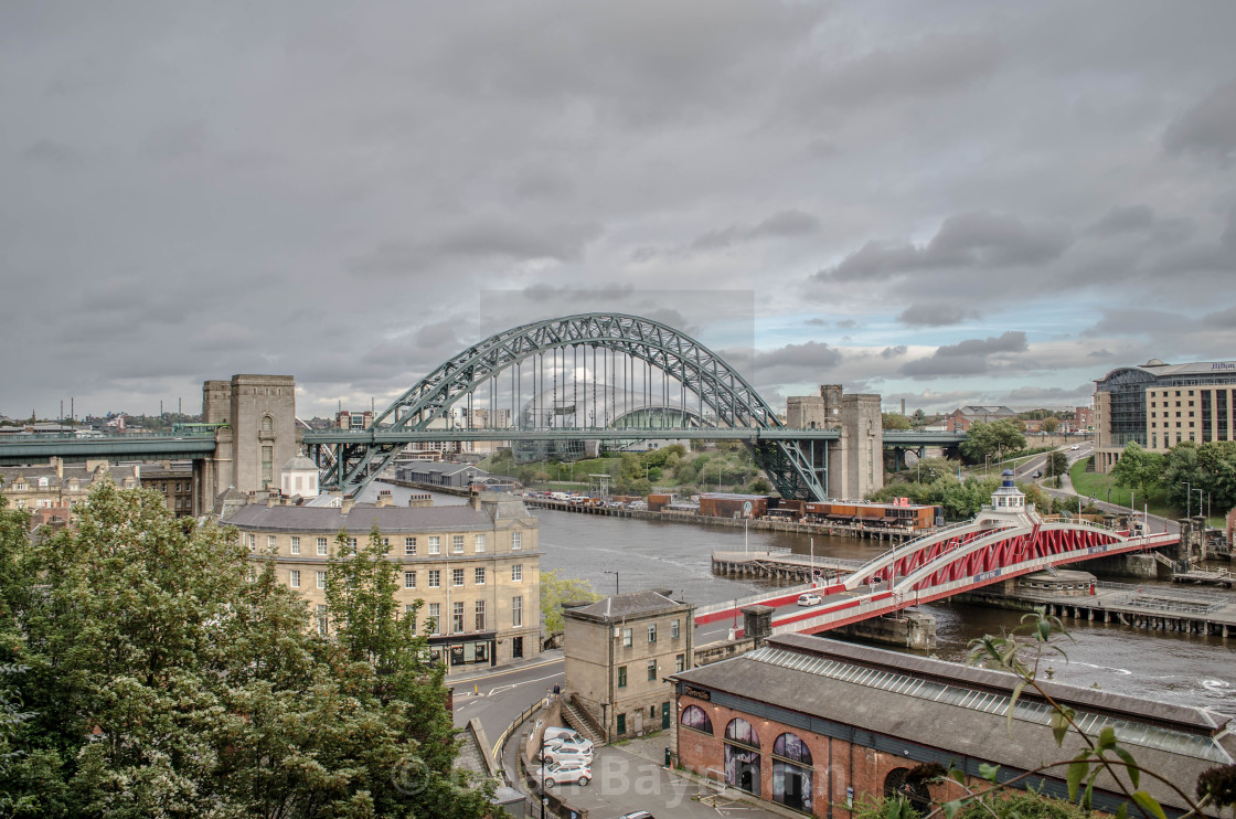 Tyne Bridge And Swing Bridge Newcastle Upon Tyne License