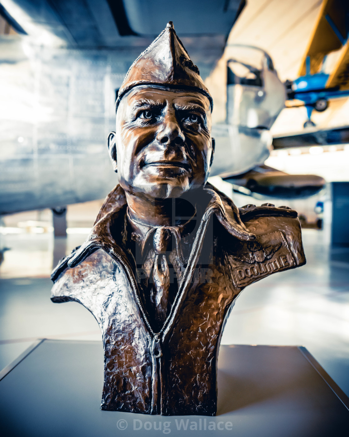 "Sculpture of James H. Doolittle" stock image