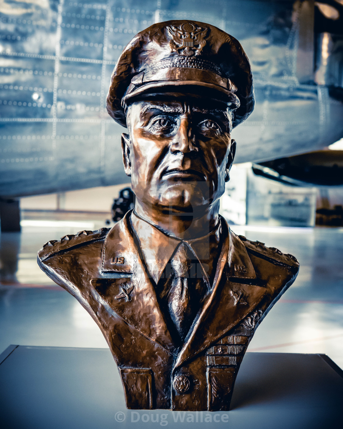 "Sculpture from Duxford American Air Museum" stock image