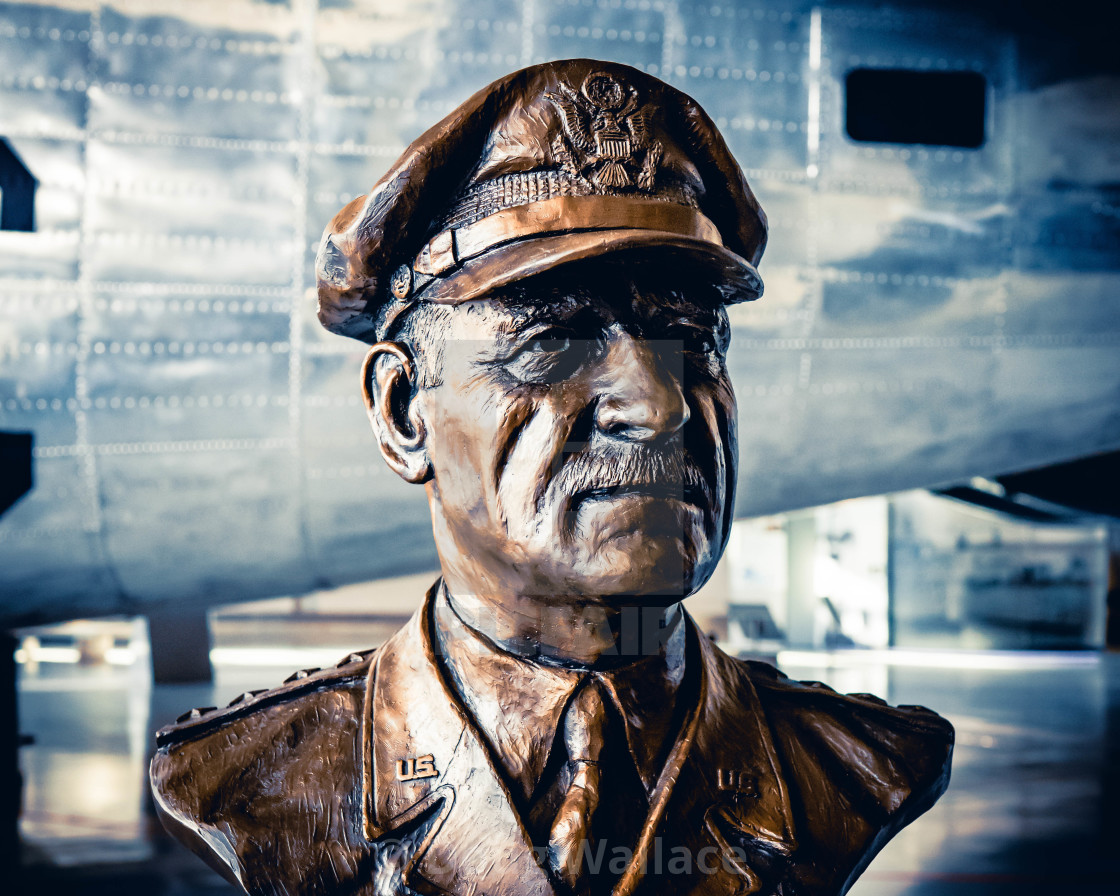 "Sculpture Of Carl A. Spaatz" stock image