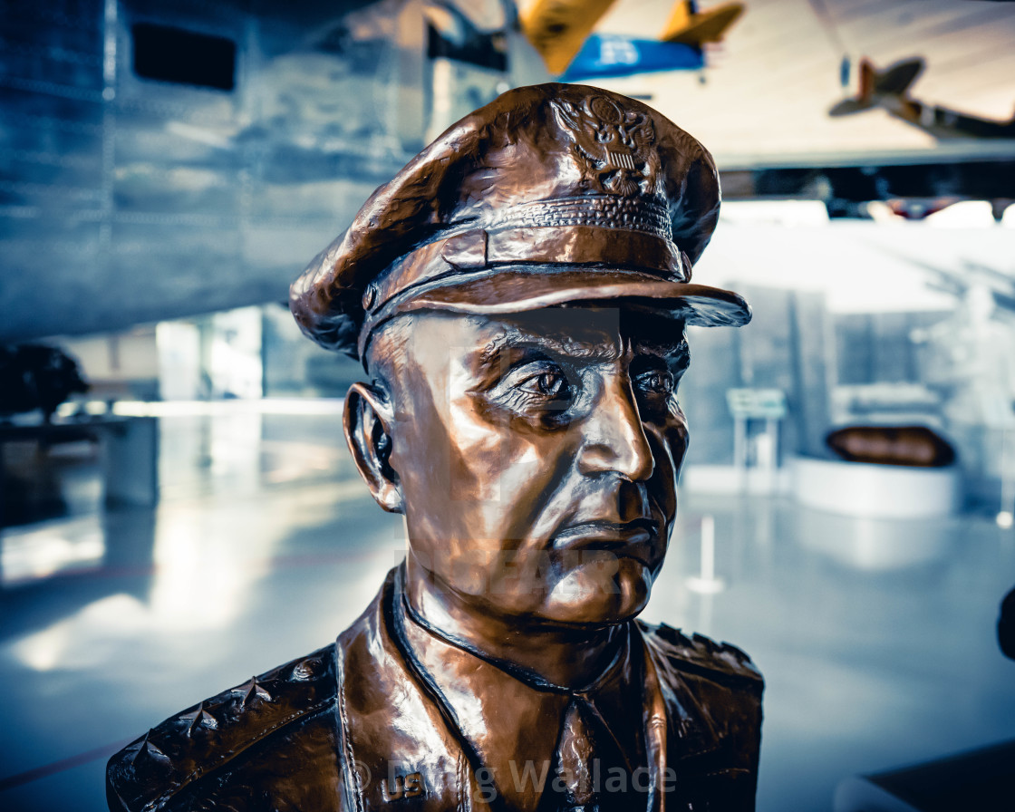 "Sculpture from Duxford American Air Museum" stock image