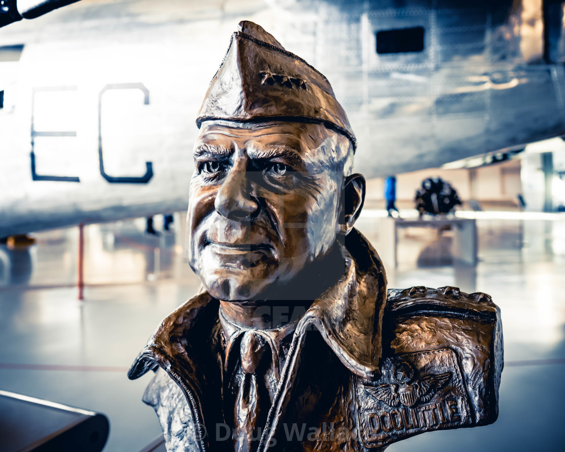 "Sculpture of James H. Doolittle" stock image