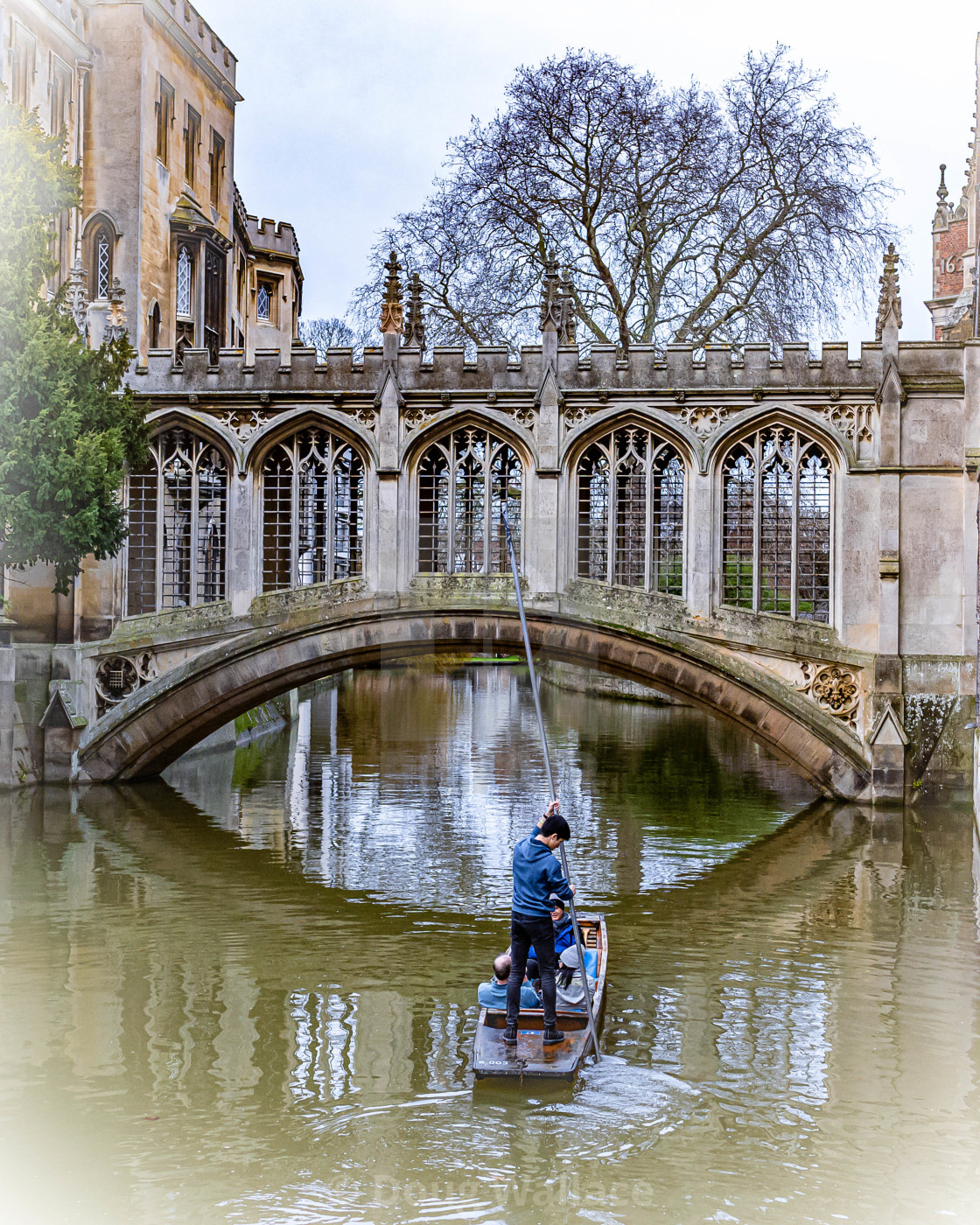 "Bridge of Sighs Cambridge uk." stock image