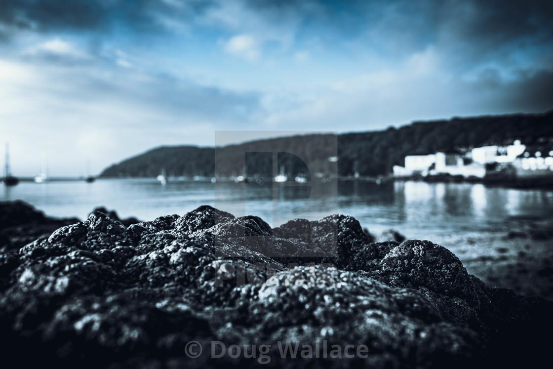 "Kingsand Beach Cornwall UK" stock image