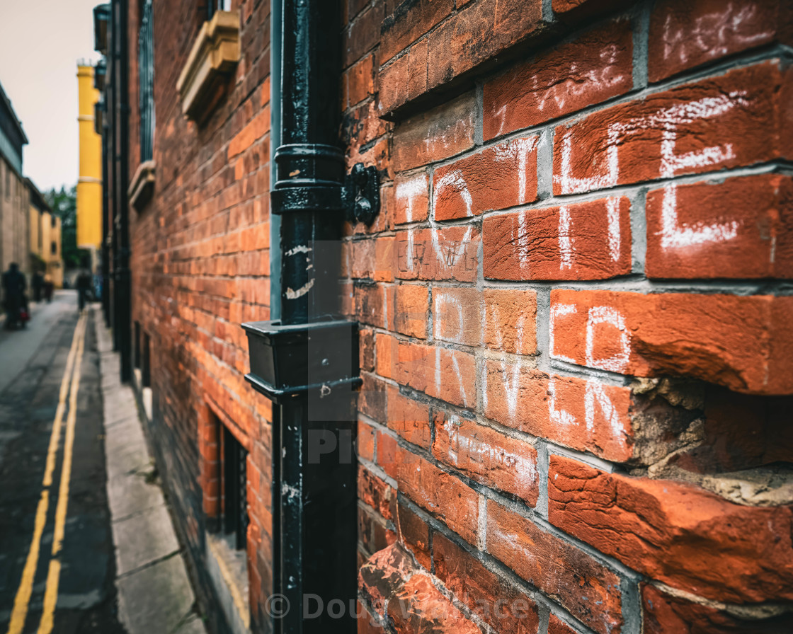 "Garret Hostel Lane Cambridge UK." stock image