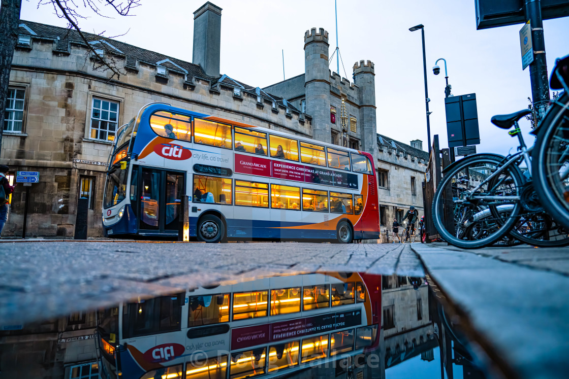 "Wait for one Bus then two..." stock image