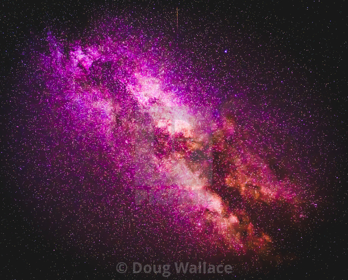 "Part of Witch’s broom nebula" stock image