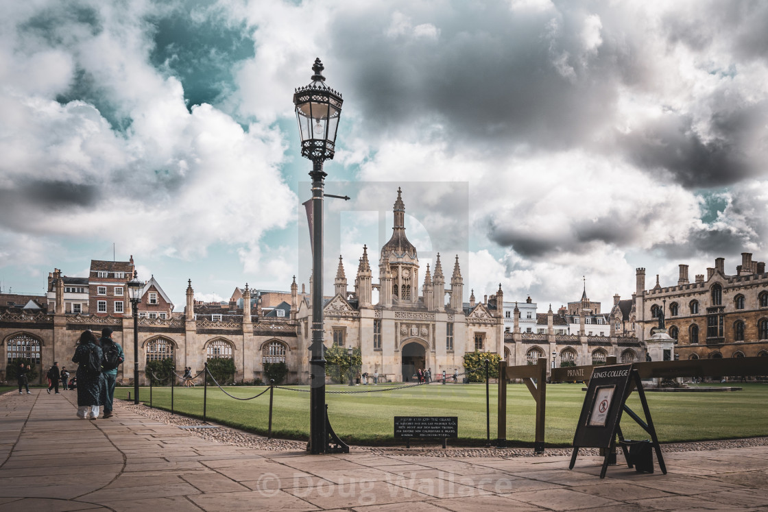 "Kings College Cambridge UK." stock image