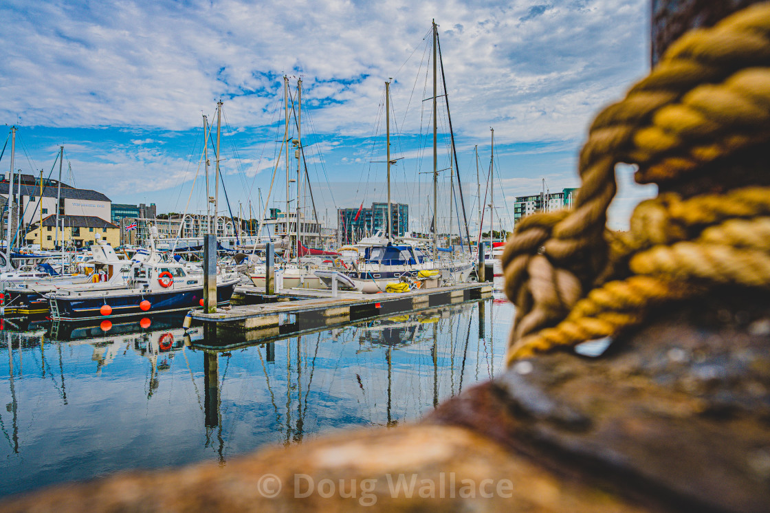 "Plymouth Harbour UK." stock image