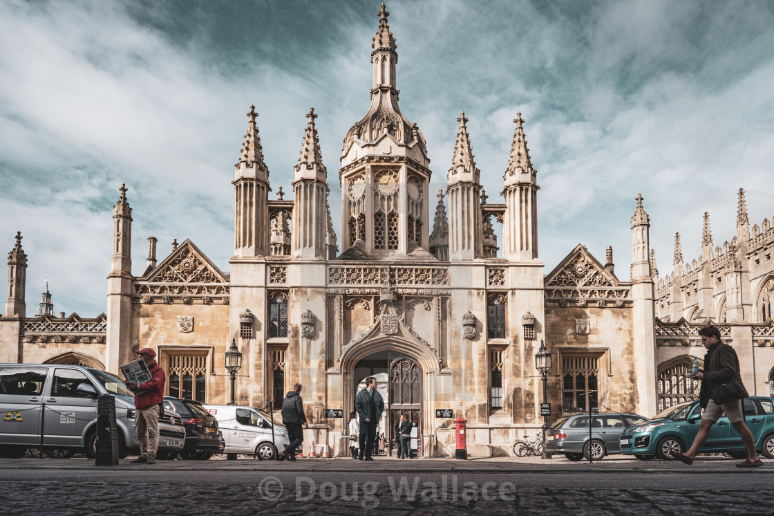 "Kings College Cambridge UK." stock image