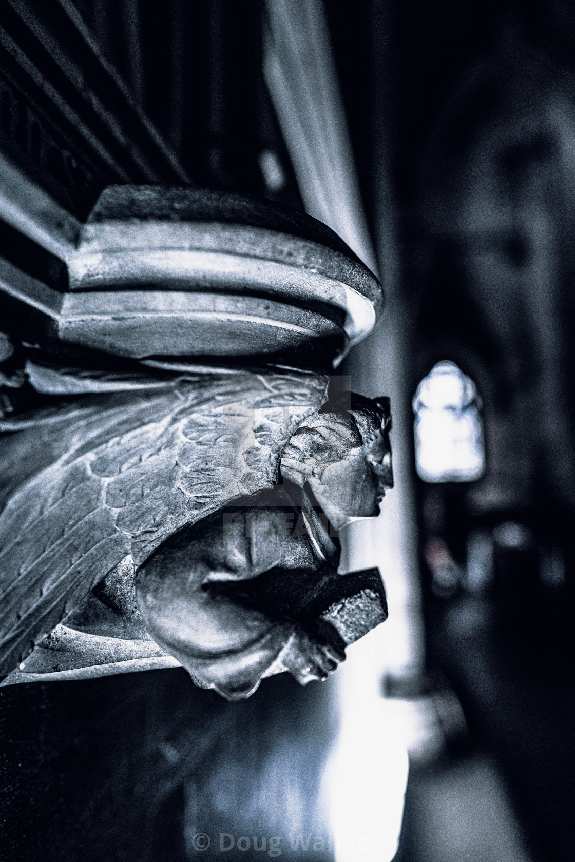 "The Church of Our Lady and English Martyrs Cambridge." stock image