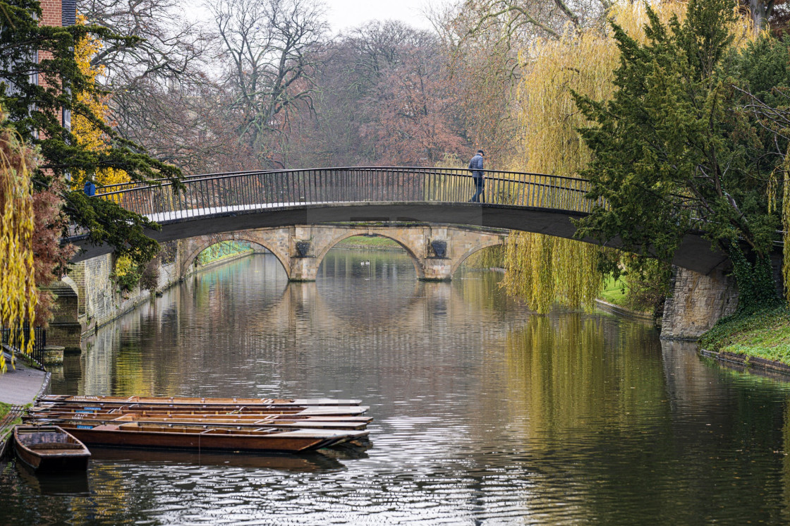 "Garret Hostel Bridge, Cambridge UK." stock image