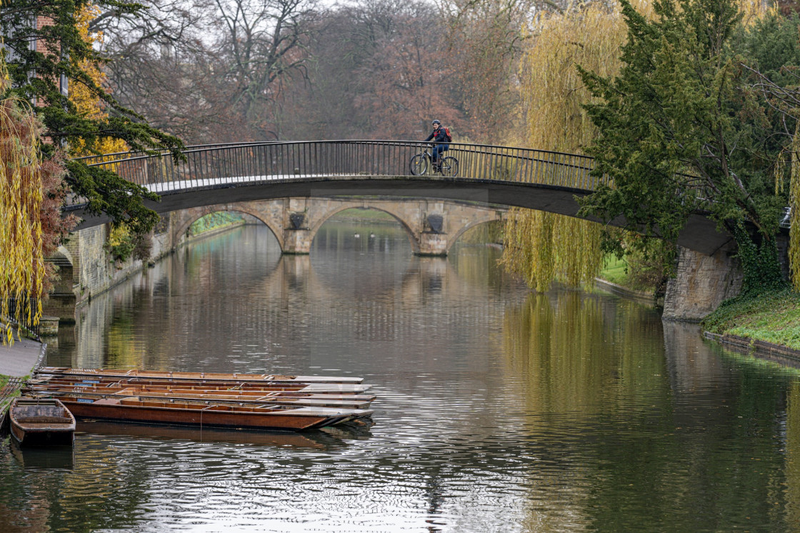 "Garret Hostel Bridge, Cambridge UK." stock image