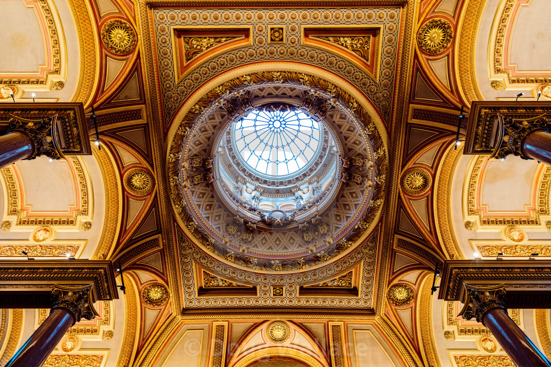 "Fitzwilliam Museum Cambridge UK." stock image