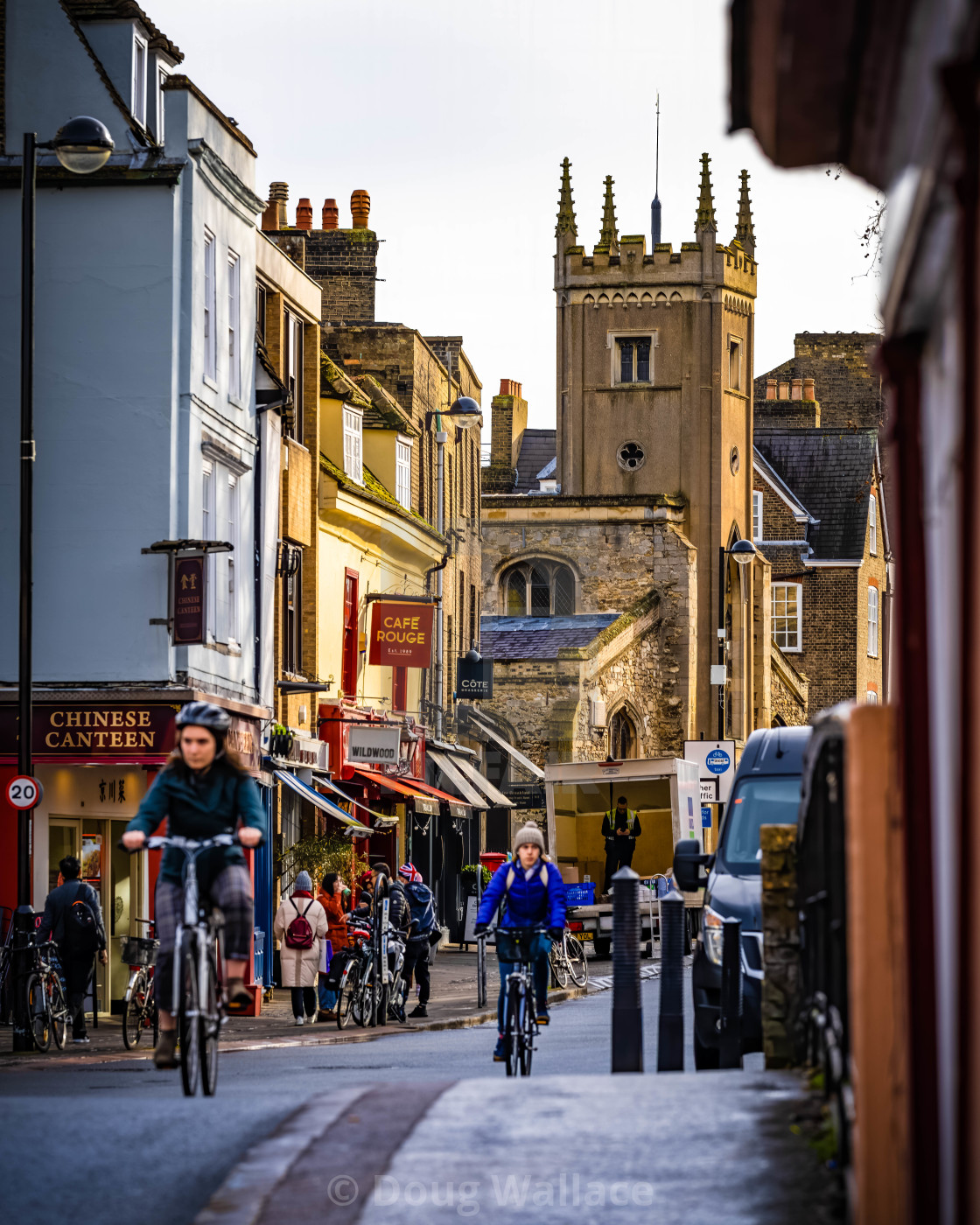 "Parish Church of St. Clement Cambridge UK." stock image