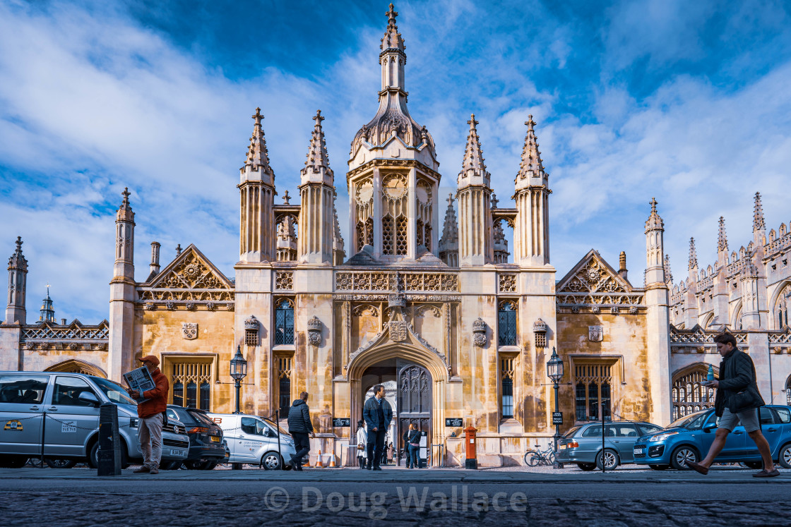 "Kings College Cambridge UK." stock image