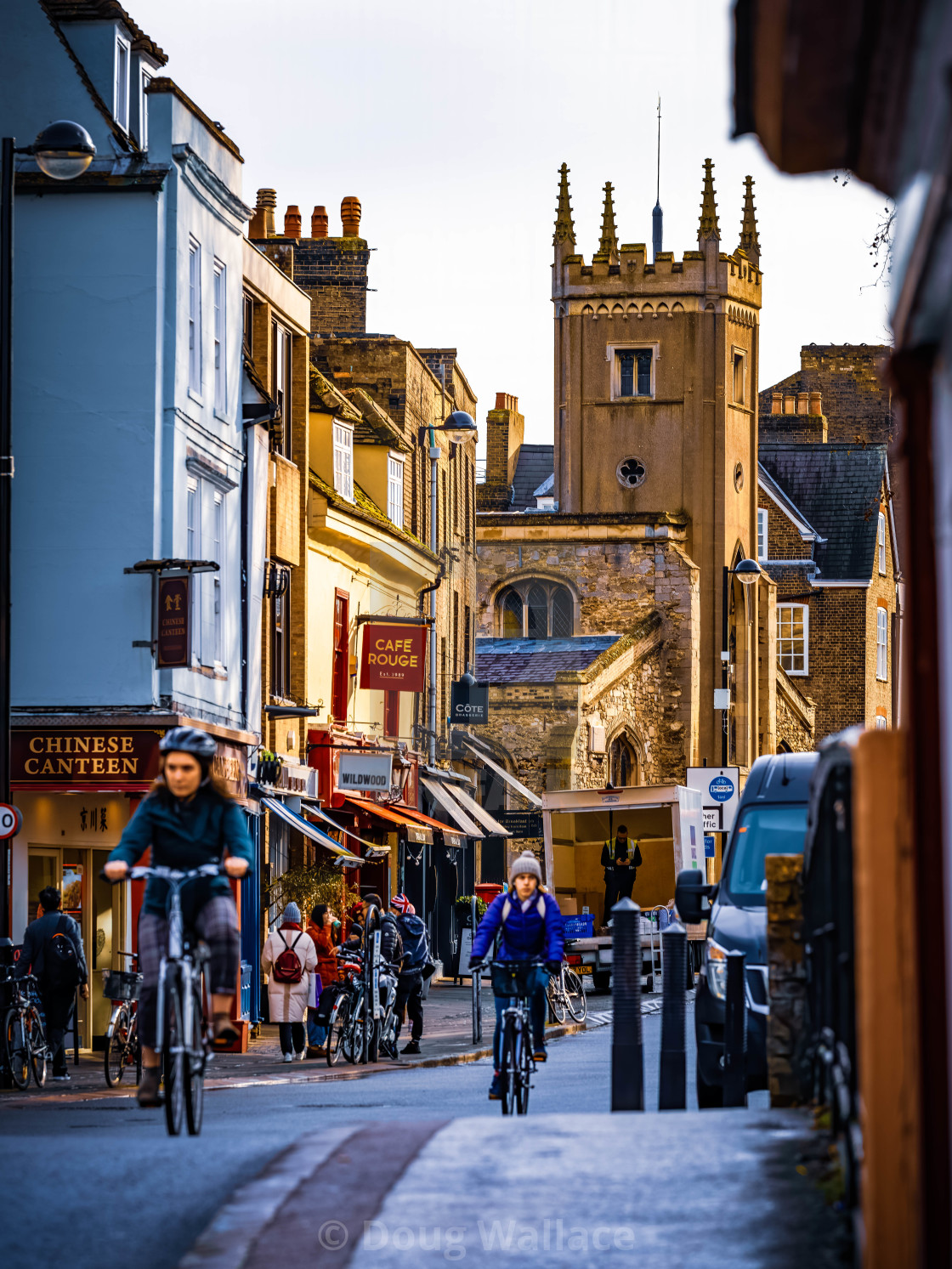 "Parish Church of St Clement Cambridge UK." stock image