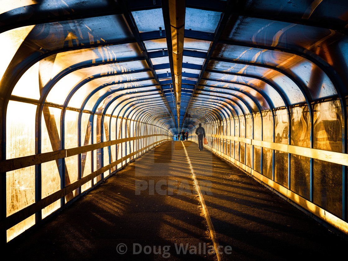 "Cycle Bridge, Cambridge South." stock image